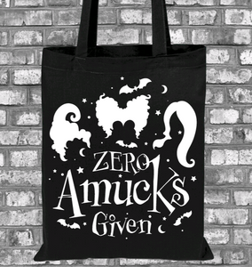 Zero Amucks Given Tote Bag