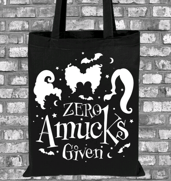 Zero Amucks Given Tote Bag