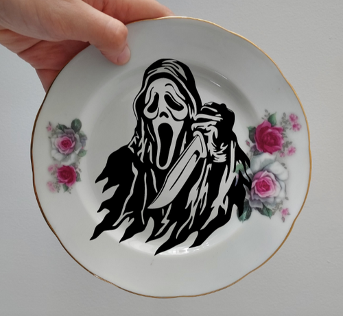 Scream Ghostface Decorative Plate
