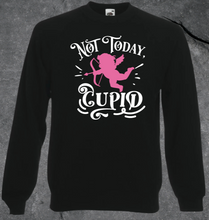 Load image into Gallery viewer, Not Today Cupid Crewneck Jumper