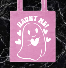 Load image into Gallery viewer, Haunt Me Tote Bag