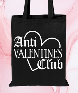 Anti Valentines Club Tote Bag