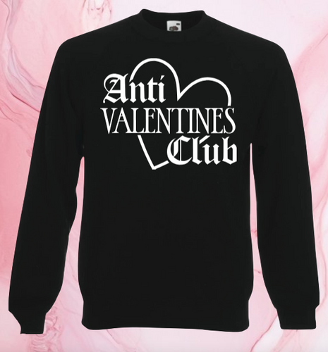 Anti Valentines Club Crewneck Jumper