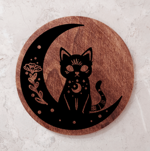 Black Cat Coaster