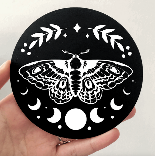 Lunar Moth Coaster