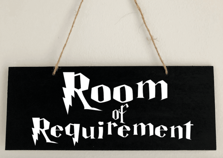 Room of Requirement Sign