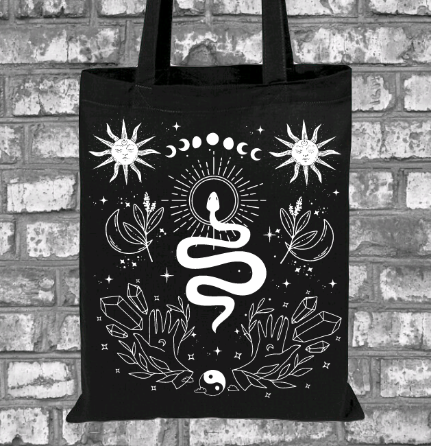 Snake Witch Tarot Tote